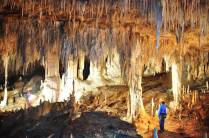 Grande galeria na caverna de São Mateus, no P. E. de Terra Ronca, região de São Domingos - GO